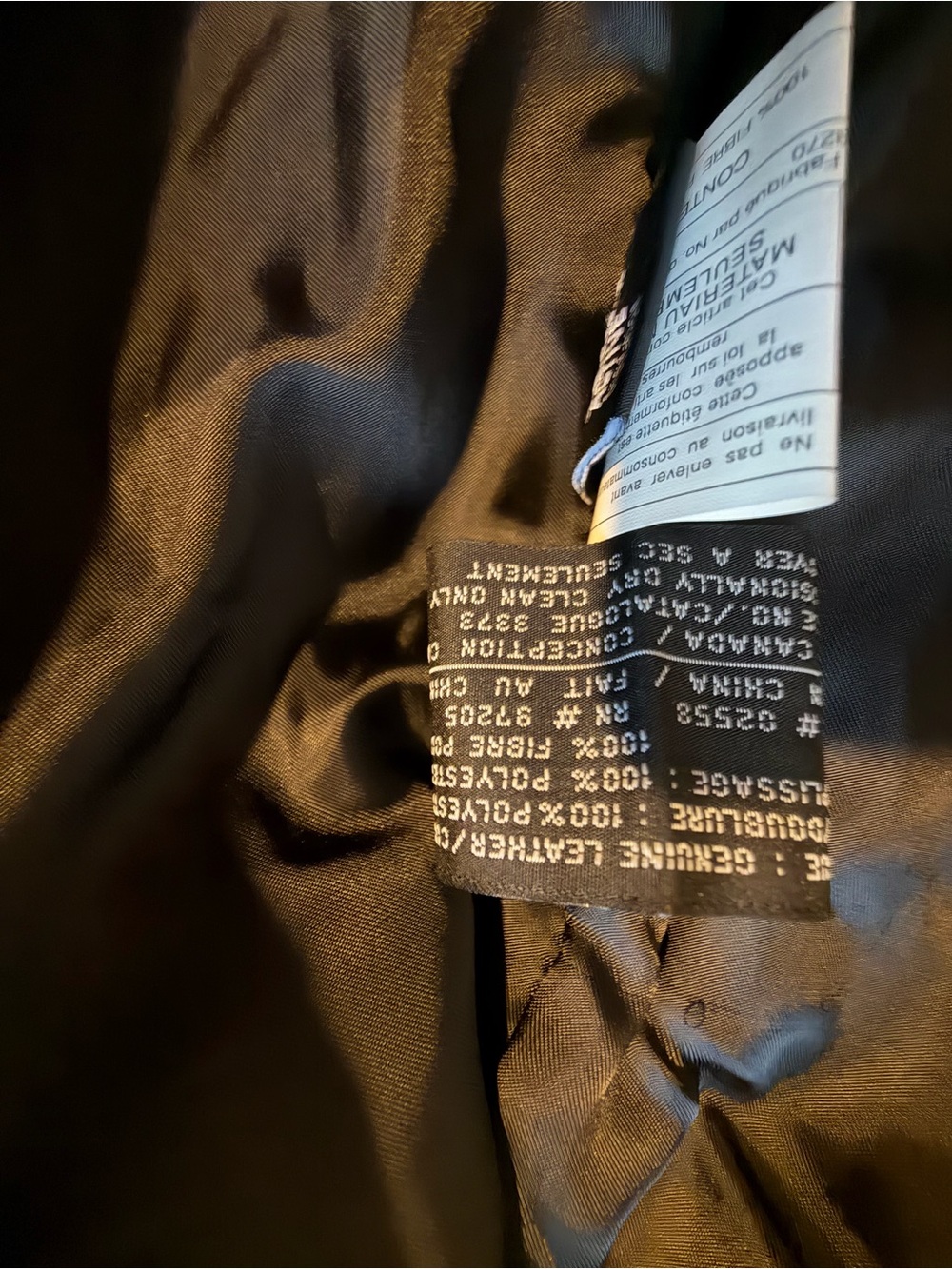 Danier Deep Brown Leather Notch-Lapel Blazer - Picture 14 of 15